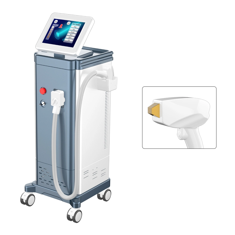 Strong Power 2000W 10 Bars 808nm Ice Painless Ice Laser Hair Removal Machine