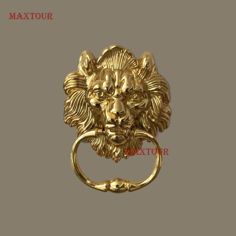 Luxury Chair Accessories Gold Lion Chair Knocker Furniture Handles and Pulls