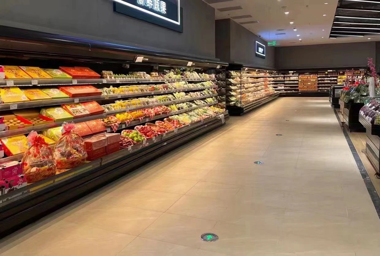 Supermarkt Luxus Split Typ Vertikal Display Gefrierschrank