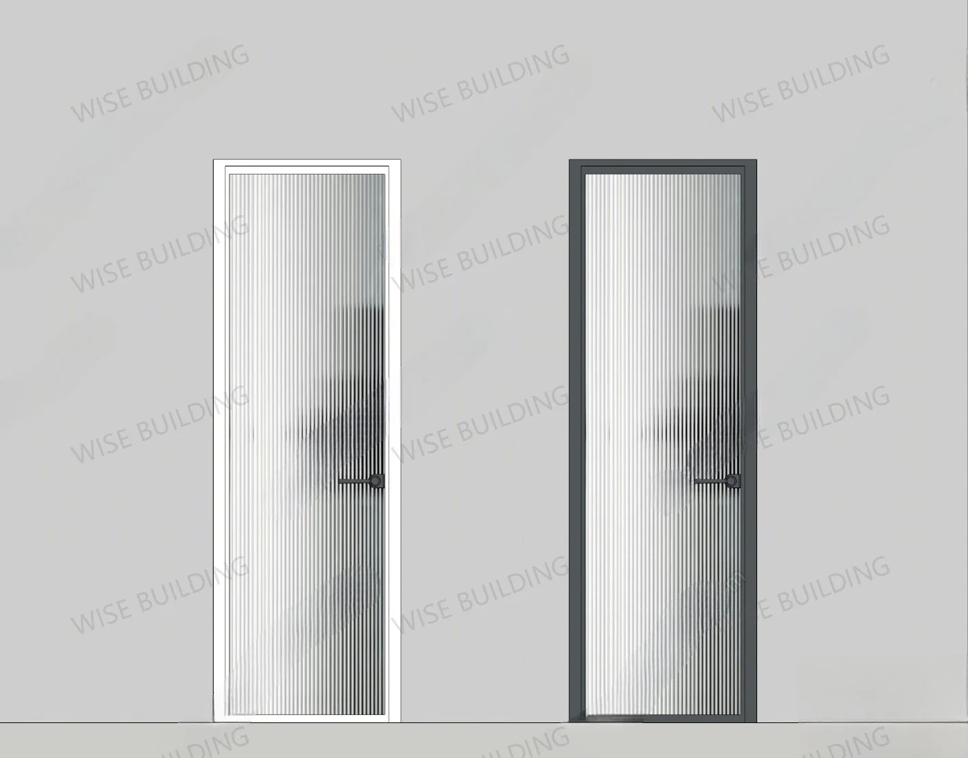 Hot Sale Thermal Break Aluminium Swing Doors Glass Door with Factory Price