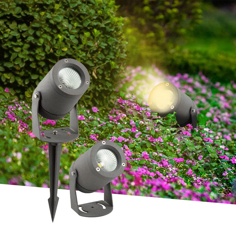 Aluminum Waterproof IP65 Lamp Pathway Lawn Spotlight Outdoor Lighting Garden Spotlight