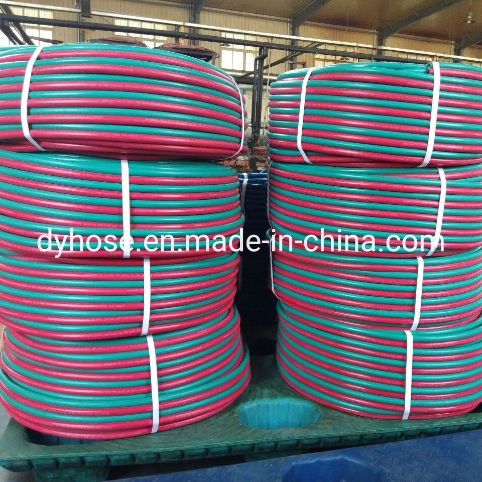 Flexible Grade R Rubber Gas Twin Weld Hose for Oxygen Acetylene