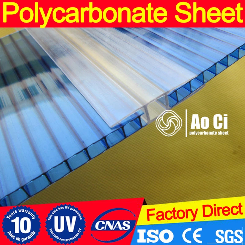 Polycarbonate Greenhouse 10mm Minimum Double UV Virgin Material