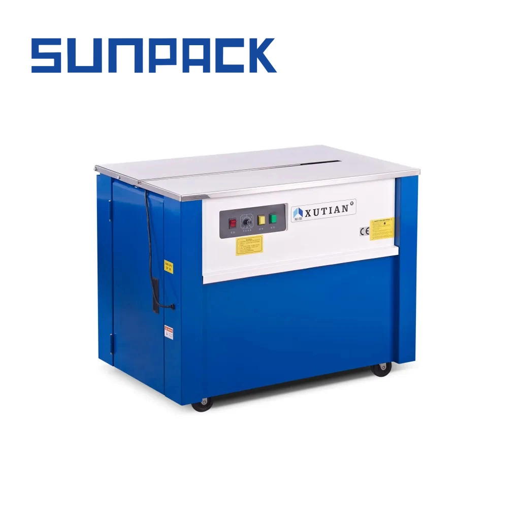 Sunpack Semi-Automatische Umreifungsmaschine Karton-Box Verpackungsmaschinen