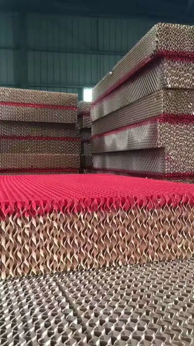 Honeycomb Filter Cooling Pad Price Greenhouse Water Air Honeycomb Paper Evaporate Cooling Pad for Poultry Farm Houses