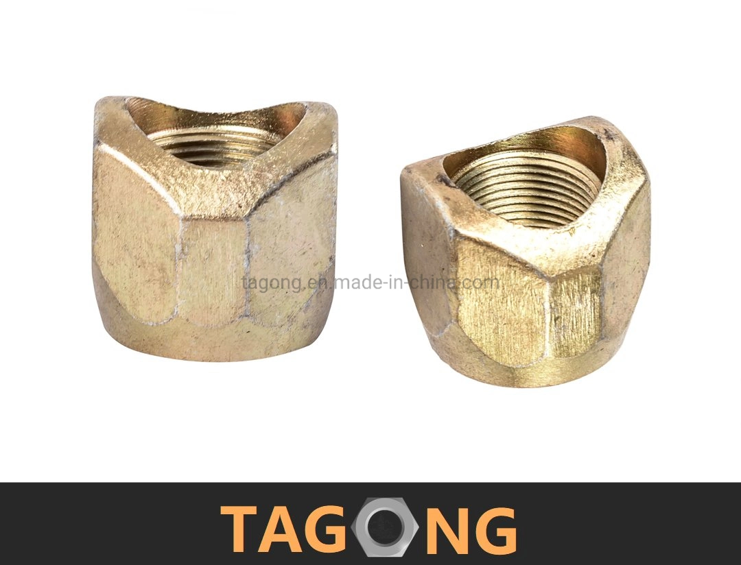 Truck Nuts M30 Excavator Accessory Yellow Zinc Class12 Crawler Nuts