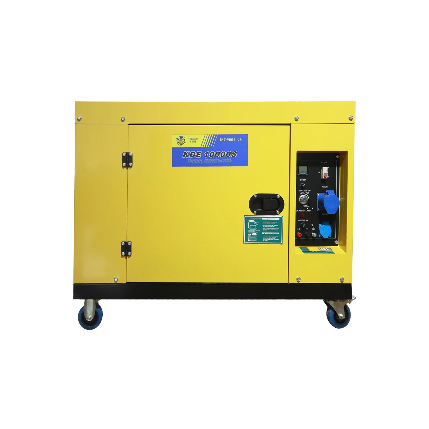 8kw 10kw 50Hz Single Phase Air Cooled Silent Soundproof Standby Diesel Generator