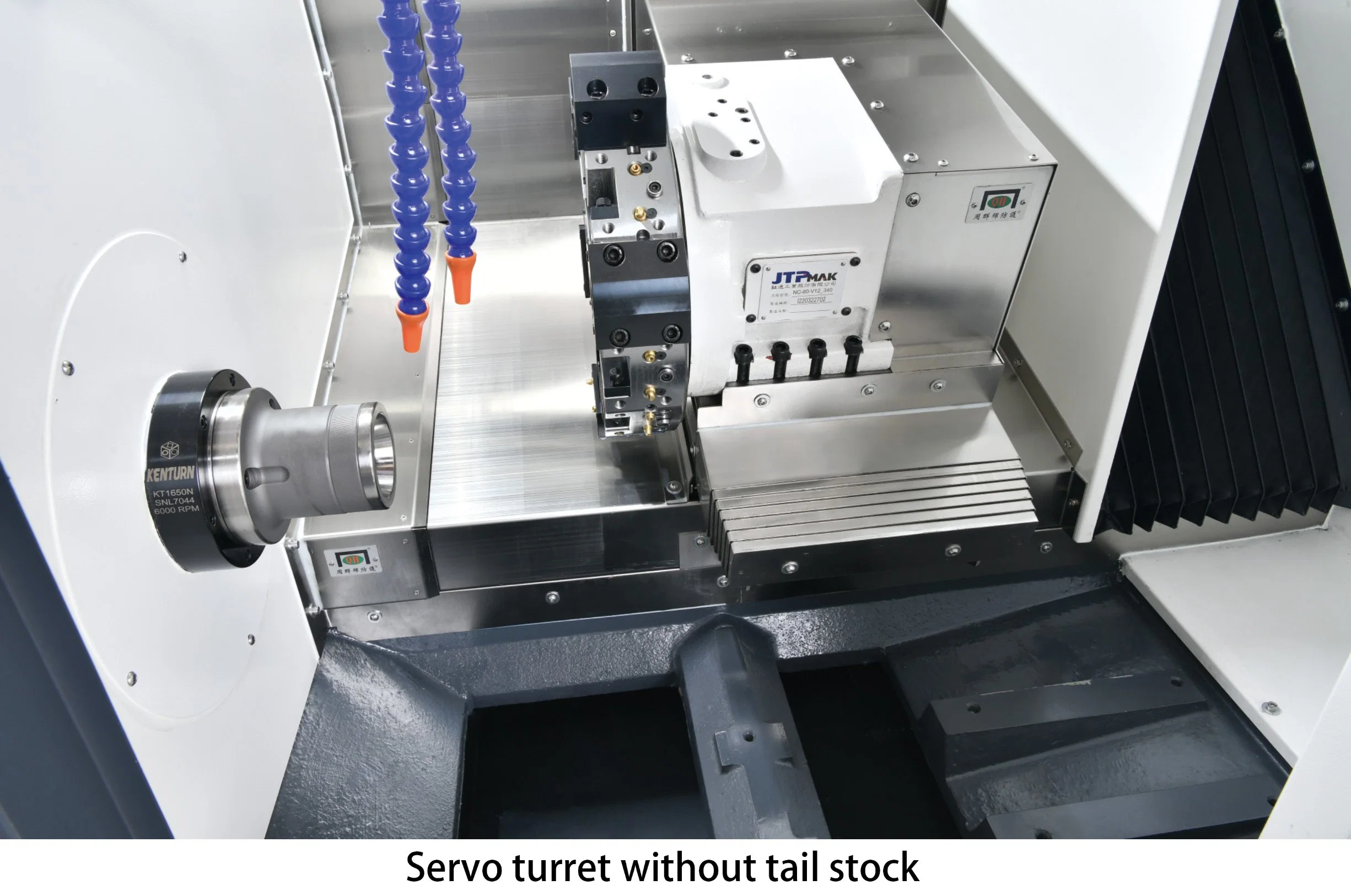 High Precision and High Rigidity CNC Power Turret Lathe Machine with Y Axis /CNC Slant Bed Turning Machine with Power Turret and Tail Stock Style 6350