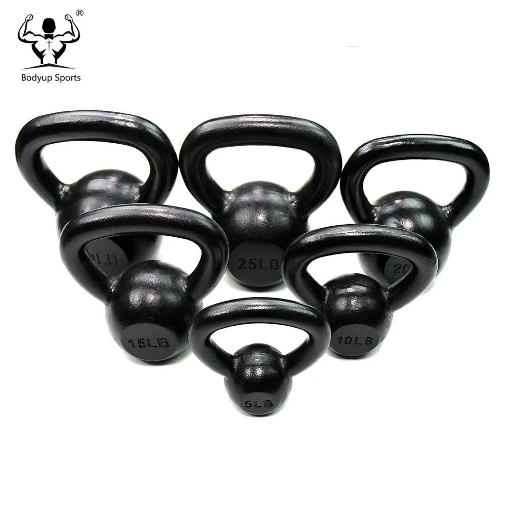 Hot Sell Black Paint Cast Iron Kettlebell