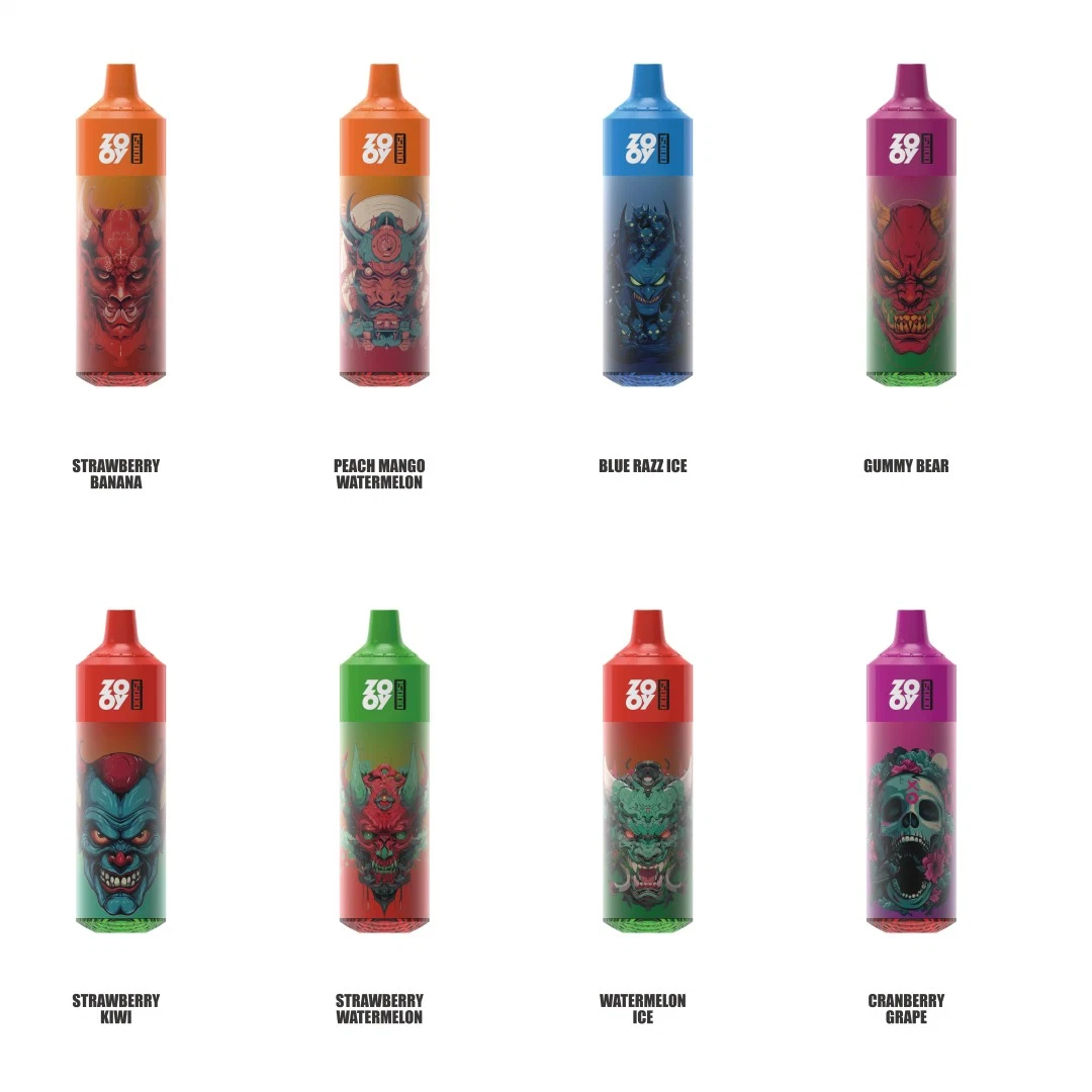 Zooy King 15000 Puff einmal-Vape 650mAh Akku vorgefüllt Carts Puff Tornado 9K Vaper Puffbar 2% 3% 5% elektronisch Zigarettenschachtel