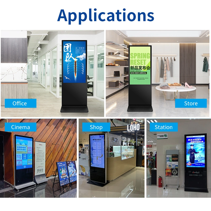 Digital Kiosk Display Double Side Indoor 55'' Ad Machines