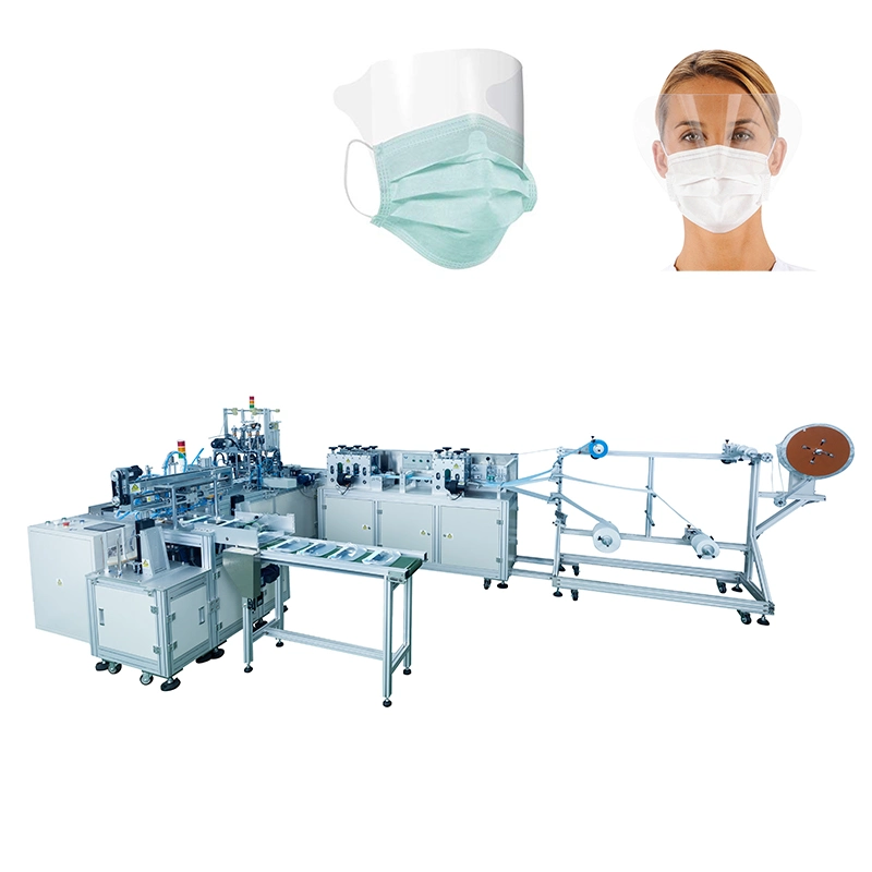 Automatic High-Efficiency Fluidshied Anti-Free Surgical Mask Making Machine