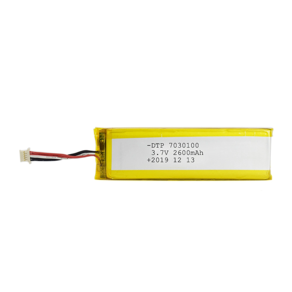 7030100 3,7V 2600mAh Li-Polymer-Akku mit PCM-Lithium-Akku für Bluetooth-Lautsprecher