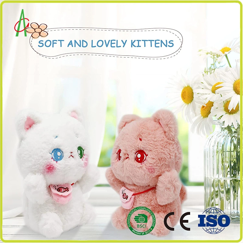 Cute cat Baby enfants Kid animal en peluche poupée oreiller mou un jouet en peluche