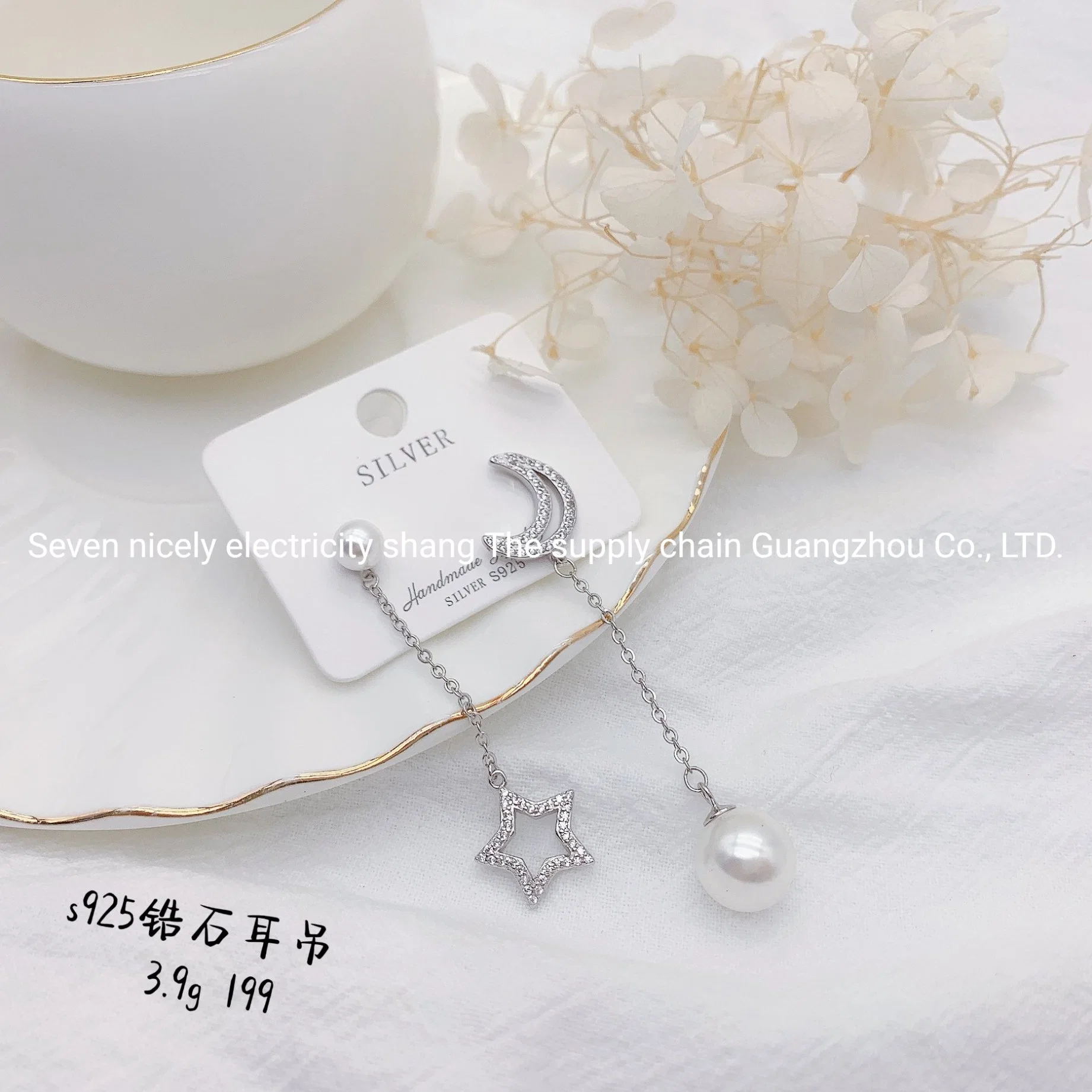 Wholesale/Supplier 925 Sterling Silver Jewelry Fashion Design Women Accessories High quality/High cost performance  Earrings