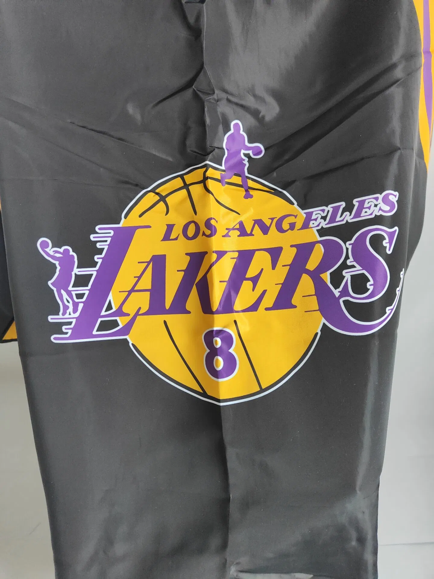 El Baloncesto de alta calidad Lakers Mamba negra resistente al agua el salón de peluquería Peluquería de poliéster Cabo delantal cabos