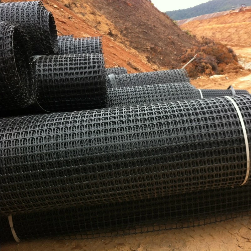 Manufacturer Supply Plastic PP Biaxial Plastic Material Geogrid