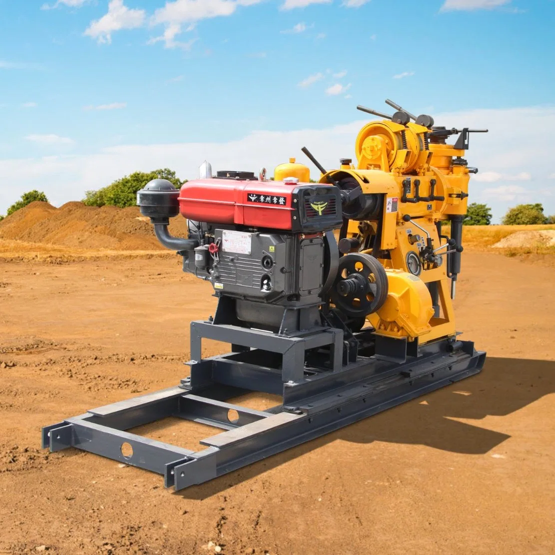 Mini Tractor remolque o montar los Equipos de Perforación pozo de agua