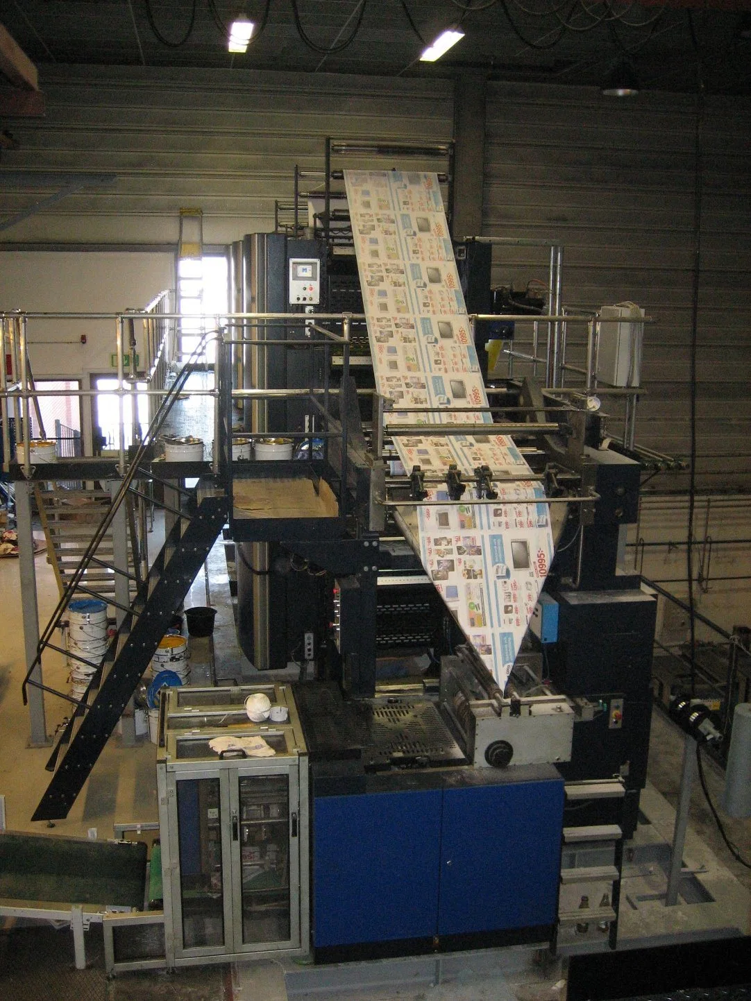 Solna D388d-F300d Newspaper Web Printing Machine with Cutoff 630mm