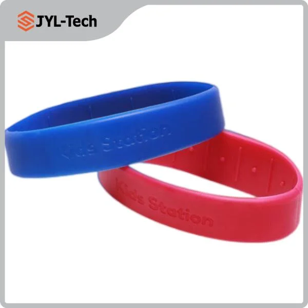 Custom RFID Wristband Passive Silicone Wristband ISO14443A 13.56MHz NFC RFID Bracelet