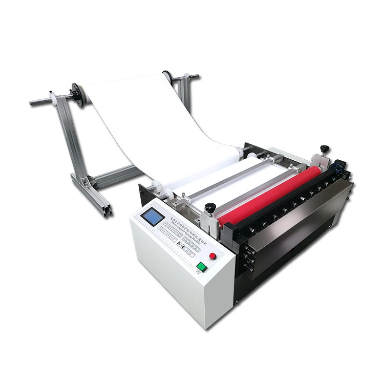 High Speed Polyethylene Wrap Film Cutting Machine Plastic PE Flocking Cloth Cutting Machine China Supplier