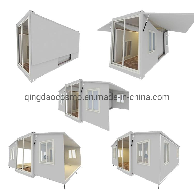 Modular Living Folding Shipping Prefabricated Foldable Wooden House Kit Price Low Cost Modern Design Expandable Container House