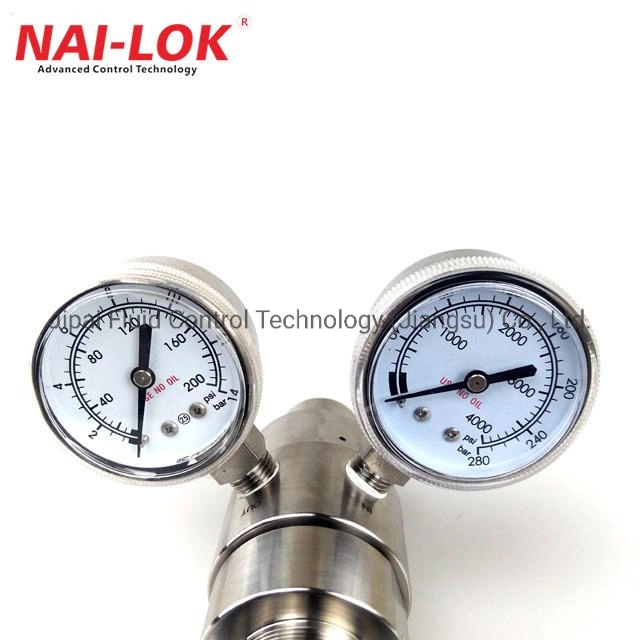 Dual Stage H2 High Pressure Special Gas Regulator Laboratory Tescom Type Regulator