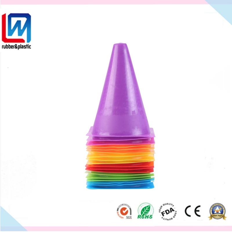 Fitness Speed Training Colorful Plastic Soccer Ball Training Marker Cone