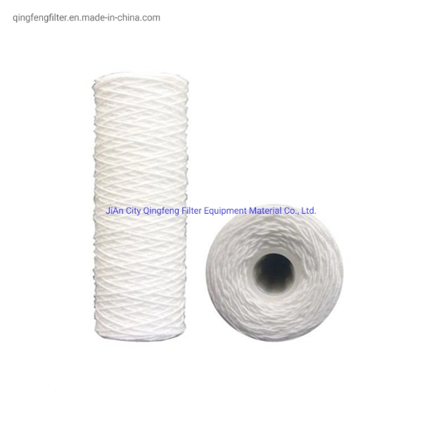 20 Inch Cotton Wound String PP Yarn Sediment Reverse Osmosisi Water Filter Cartridge for High Pure Water Filtration