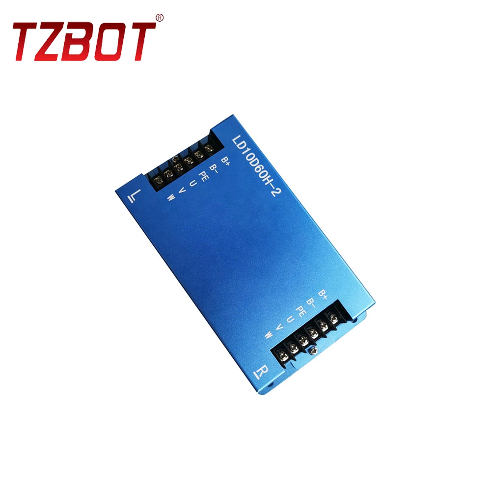 High-Performance DC Servo Motor Driver Blue Dual Channel Motor Speed Controller for BLDC Motor with 16~62VDC Range Small Electric Vehicle (LD10D60H-2)