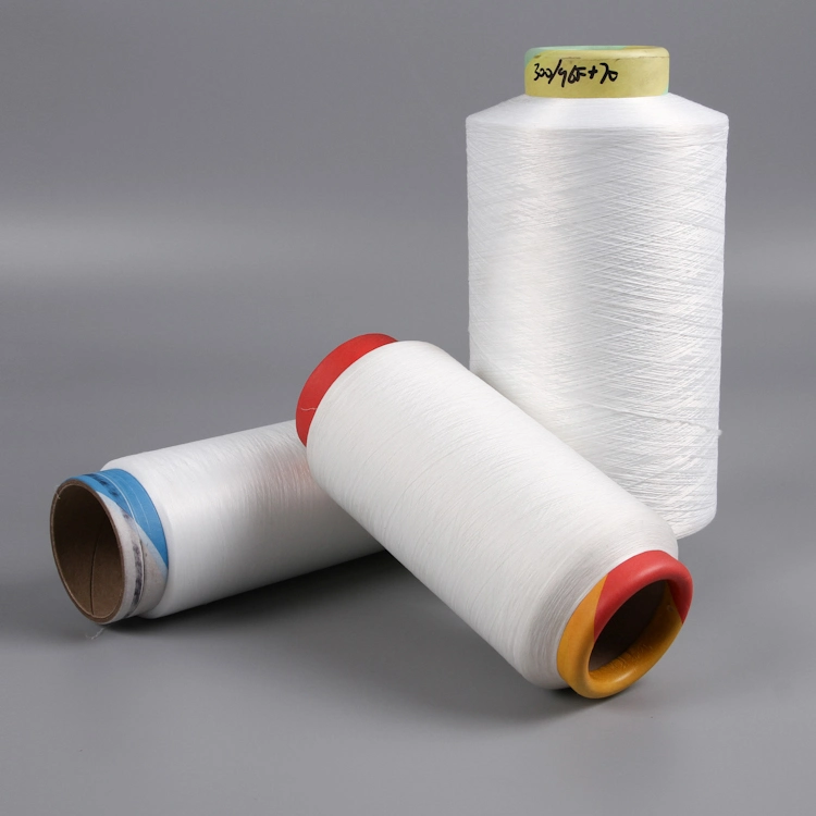 China Manufacturer Spandex Polyester Air Cover Yarn 300/96+70 for Socks