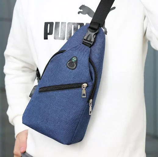 Wholesale Custom Design Outdoor Sports Fashion style Crossbody Sac coffre Pour les hommes