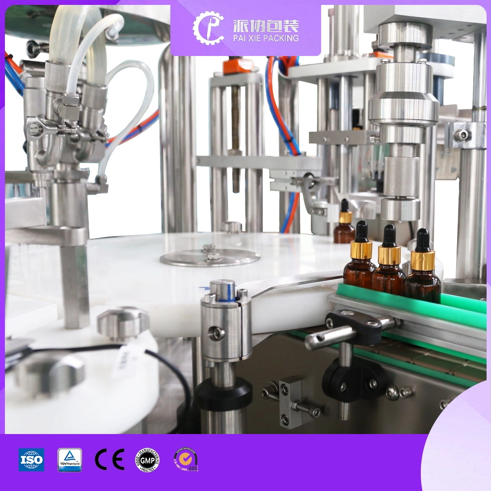 High Efficiency and Precision Automatic Liquid Filling Machines Essential Oil Filler Small Scale Bottle