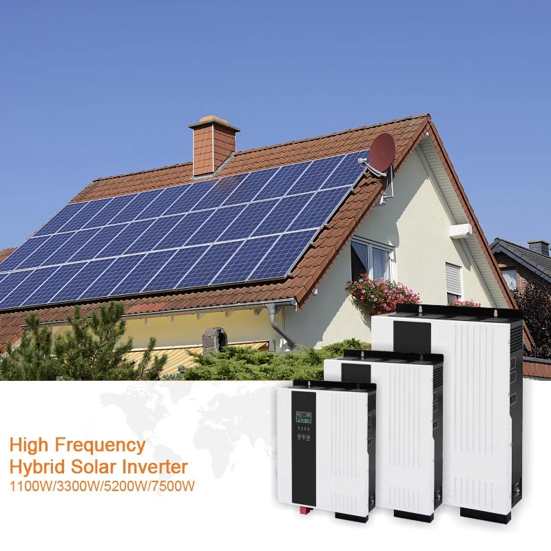 MPPT Solar Inverter Pure Sinus Wave Charger Intelligent Mini Inverter Solar 5000W Hybrid für Windgenerator