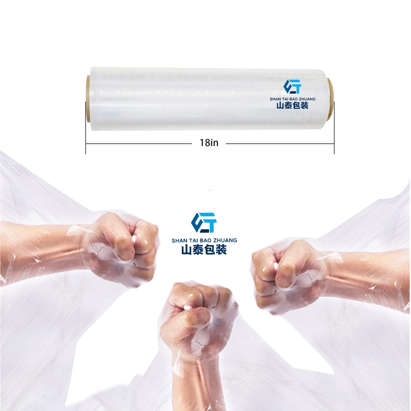 Clear Stretch Film Wrap Roll Plastic Wrapping Film Packaging Jumbo