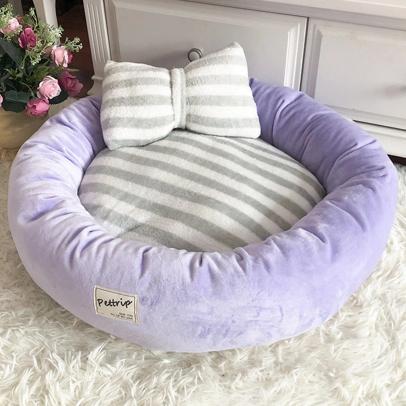 Cama cama gato perro calmante Faux Fur confortable cama de la mascota de peluche Self-Warming Cuddler para grandes perros pequeños y medianos de los gatos