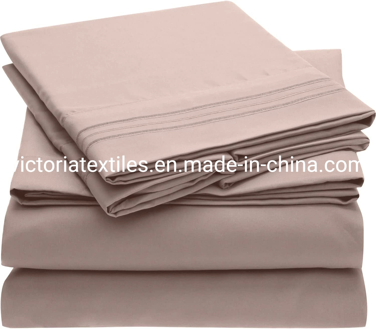 Ensemble de draps en microfibre, ensemble de draps-housse en plastique à poche profonde