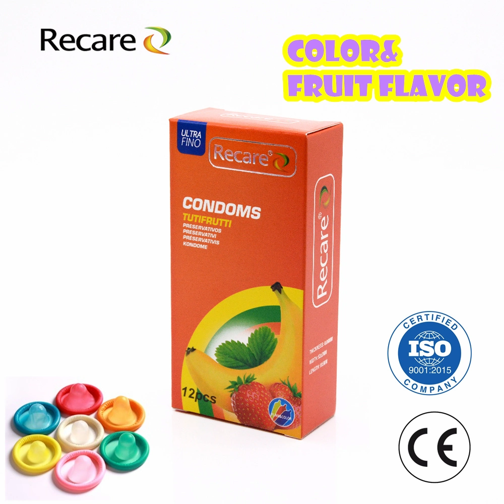 Sexual Product Recare The Width of The 52mm Colour Condom All Colored Condom