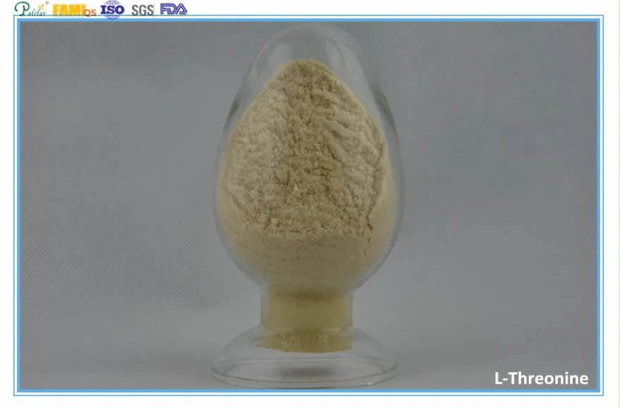 L-Threonine Feed Grade 98.5% Aminoacid C4h9no3 CAS: 72-19-5 Fami-QS, ISO, Fsa