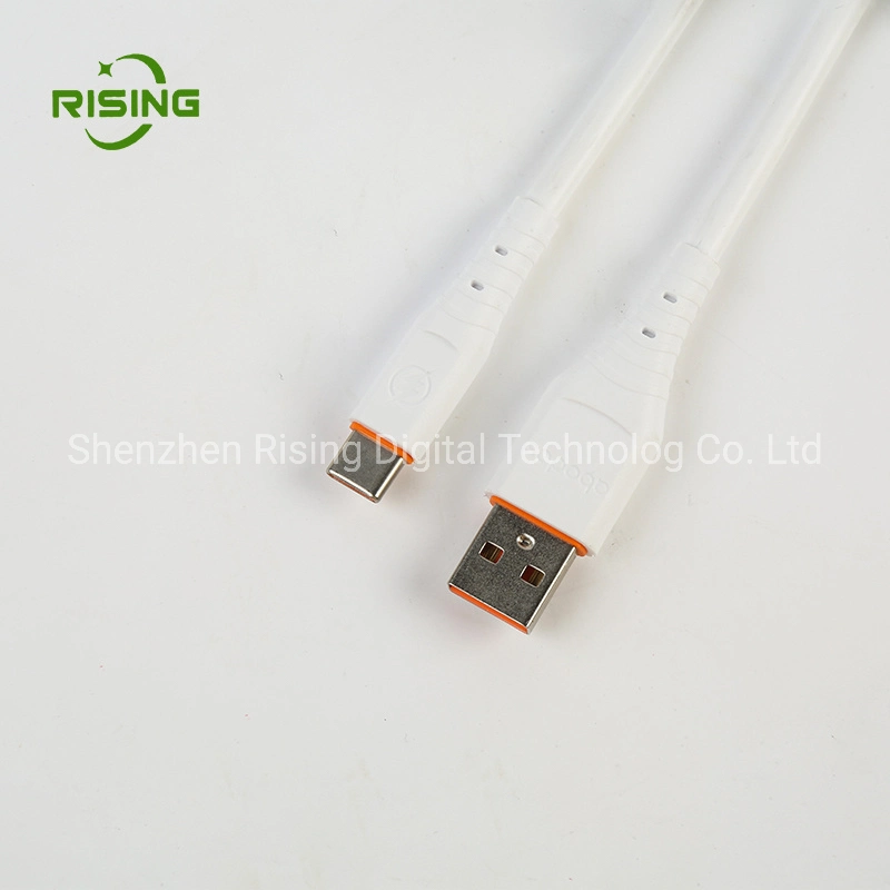 2 Meters Long Mobile Phone Silicone Data Cable