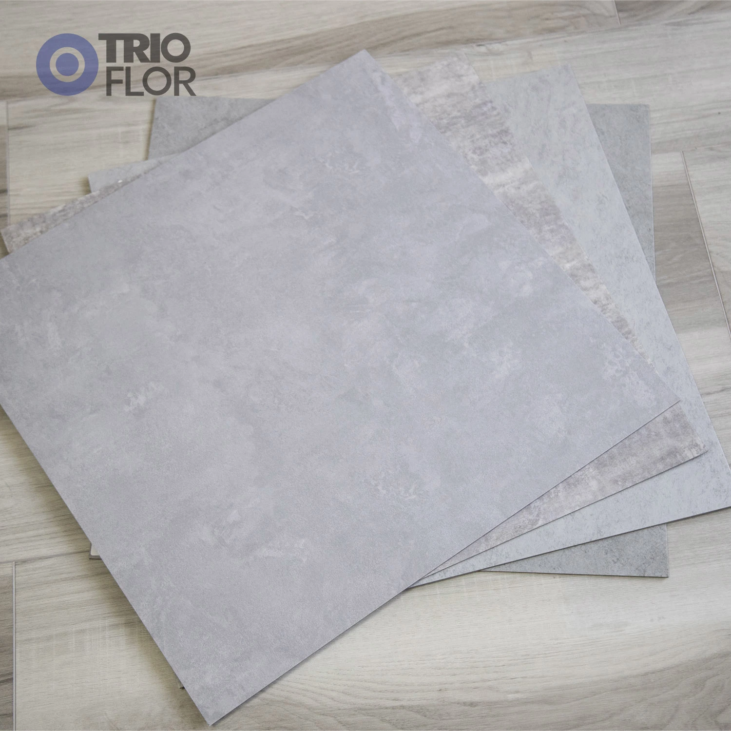 UV Coating Semi-Resistant Bp Embossed Glue Down and Dry Back Type Vinyl Flooring