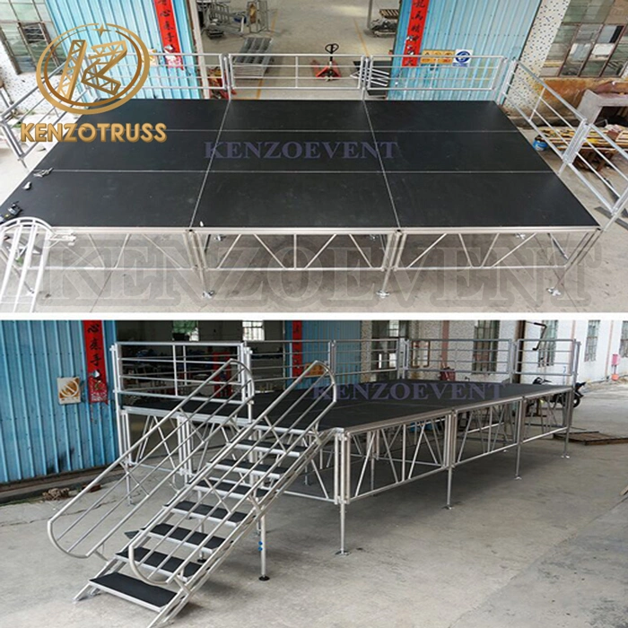 Outdoor High quality/High cost performance Aluminum Adjustable Truss Stage Platform