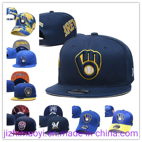 Wholesale Men's Milwaukee Brewers New-Era Fashion Embroidery Baseball Snapback Sport Cap Hat