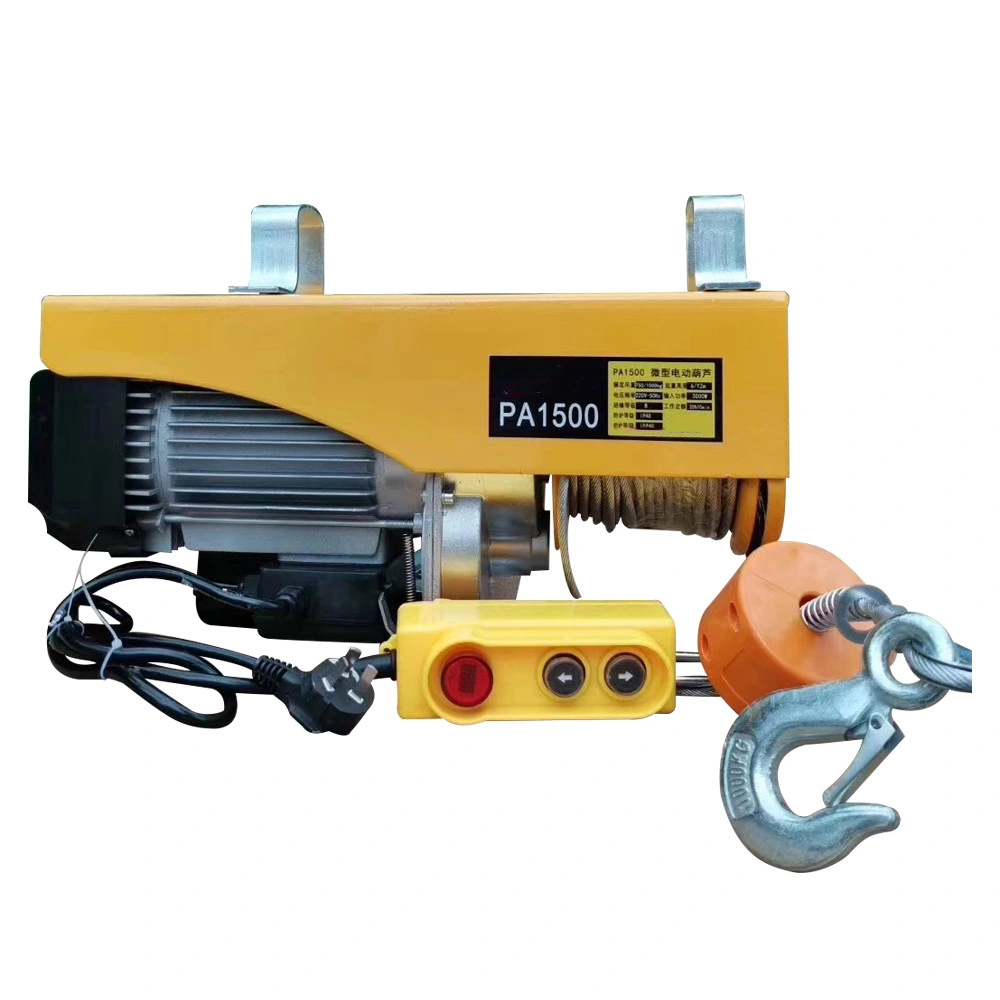 CE Tested Workshop 110V 800kg 1200kg Electric Mini Hoist