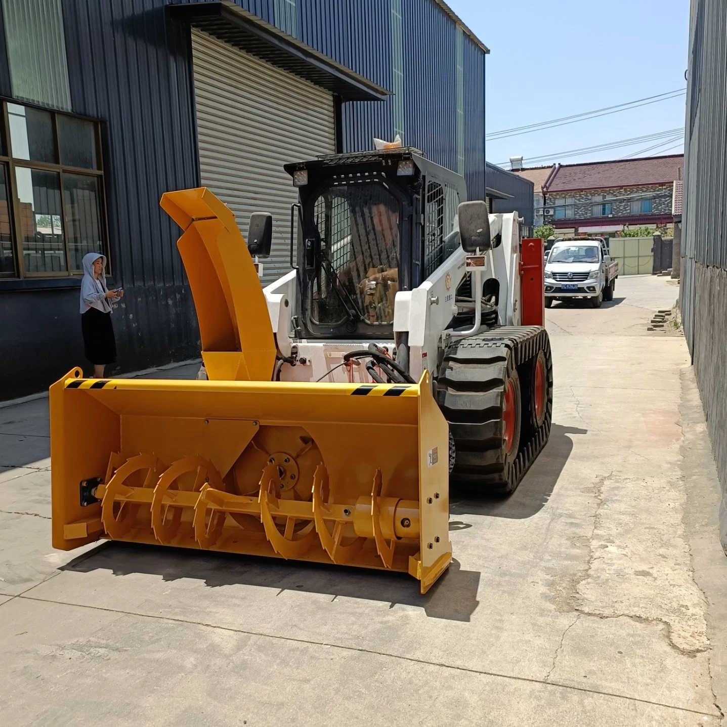 Skid Steer Loader Snow Blower Hydraulic Snow Blower Machine