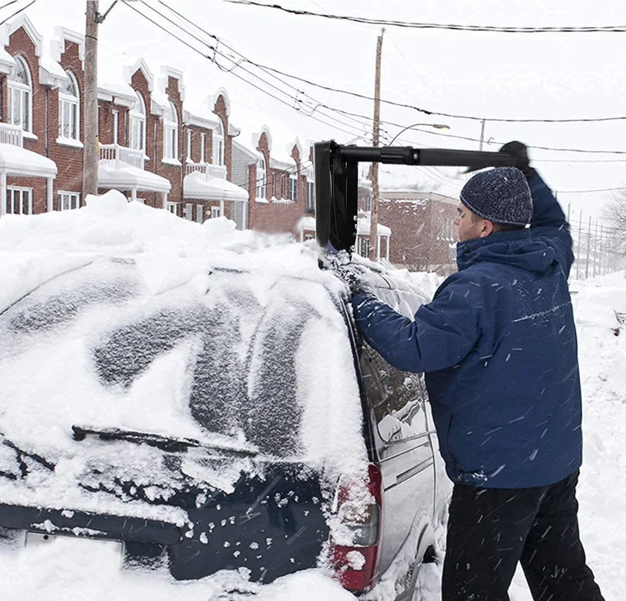 Puxador de emergência pá de neve adequados para aluguer,