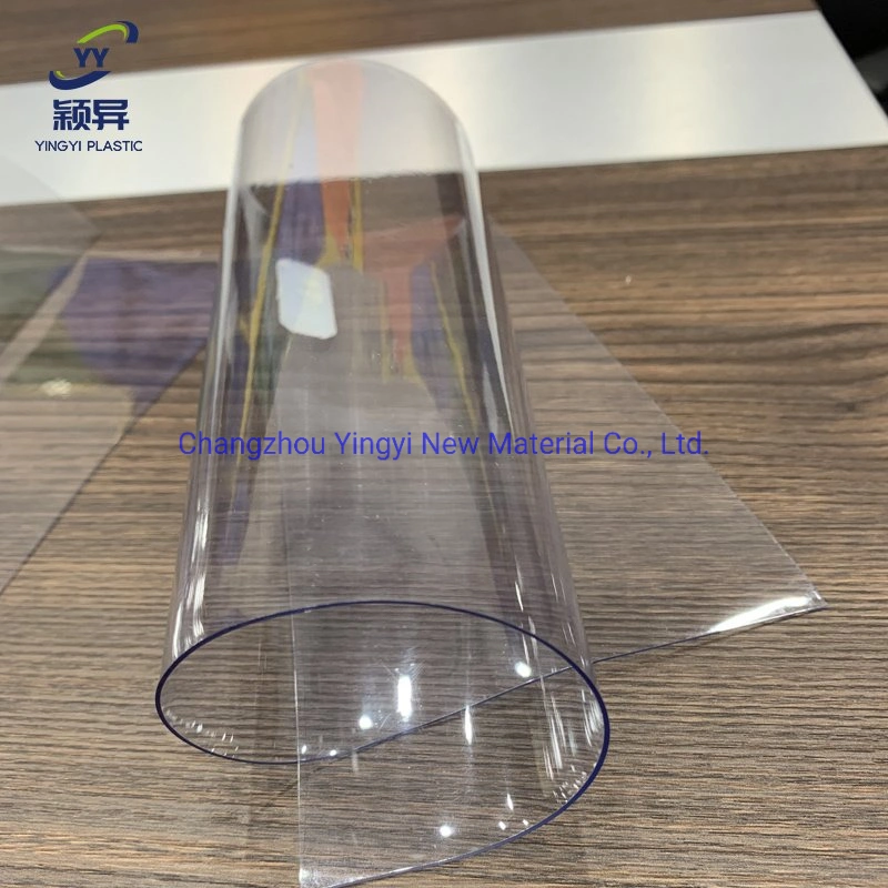 Yingyi Plastic 1mm/2mm/3mm PVC Table Cloth Super Transparent Clear Soft Glass Roll Film Sheet