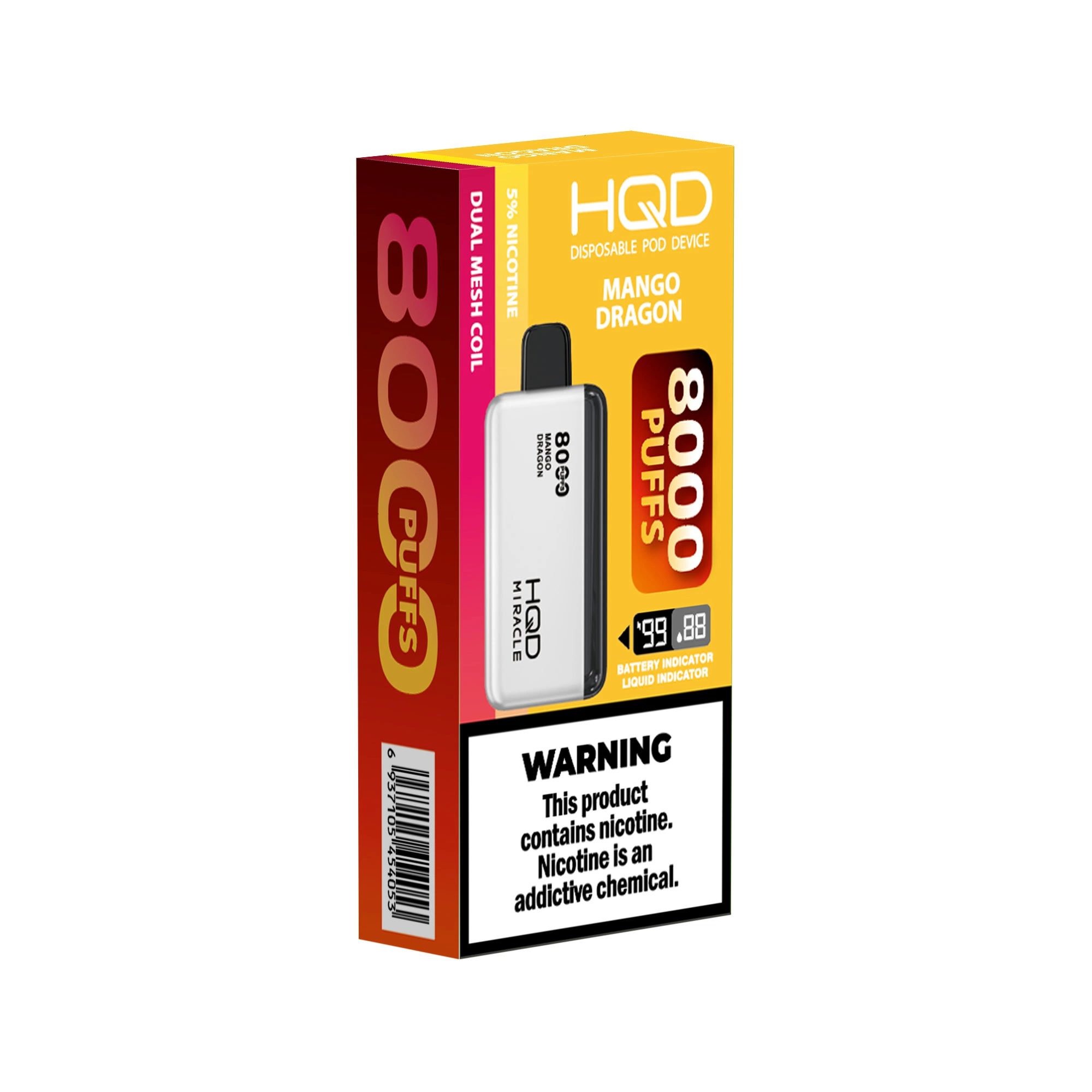 Hqd 10PCS Pack Disposable/Chargeable Ecig Device Vape Pod