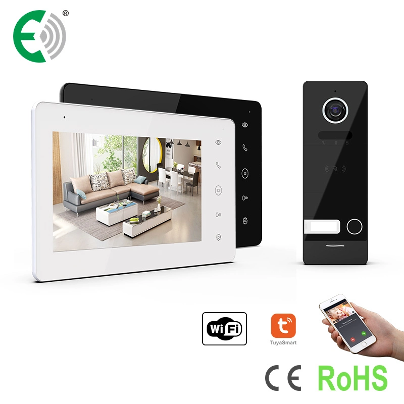 7 Inches UTP/IP WiFi Touch Screen Home Security Video Doorphone Interphone