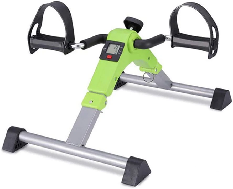 Portable Folding Stepper Exercise Bike for with Adjustable Upper and Lower Limb Rehabilitation Trainer Stepper